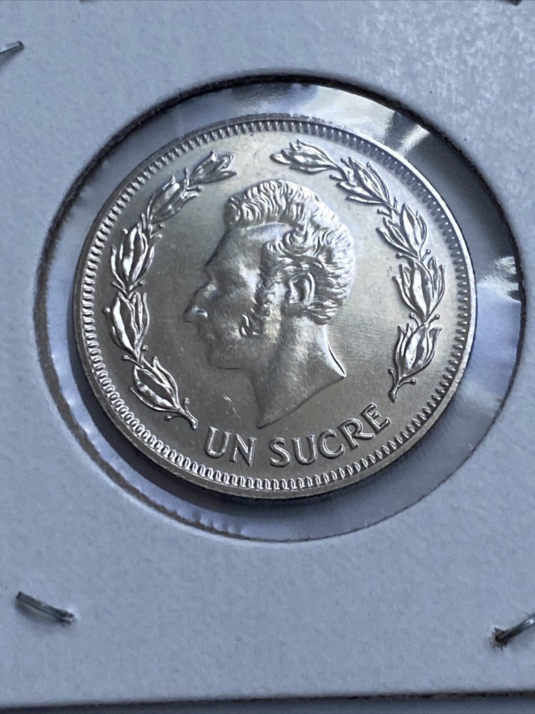 1986 Ecuador 1 Sucre Coin B13