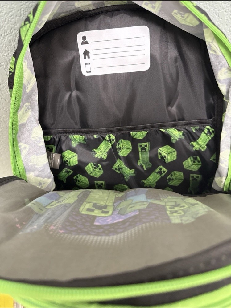 Minecraft 5-Piece Backpack Set