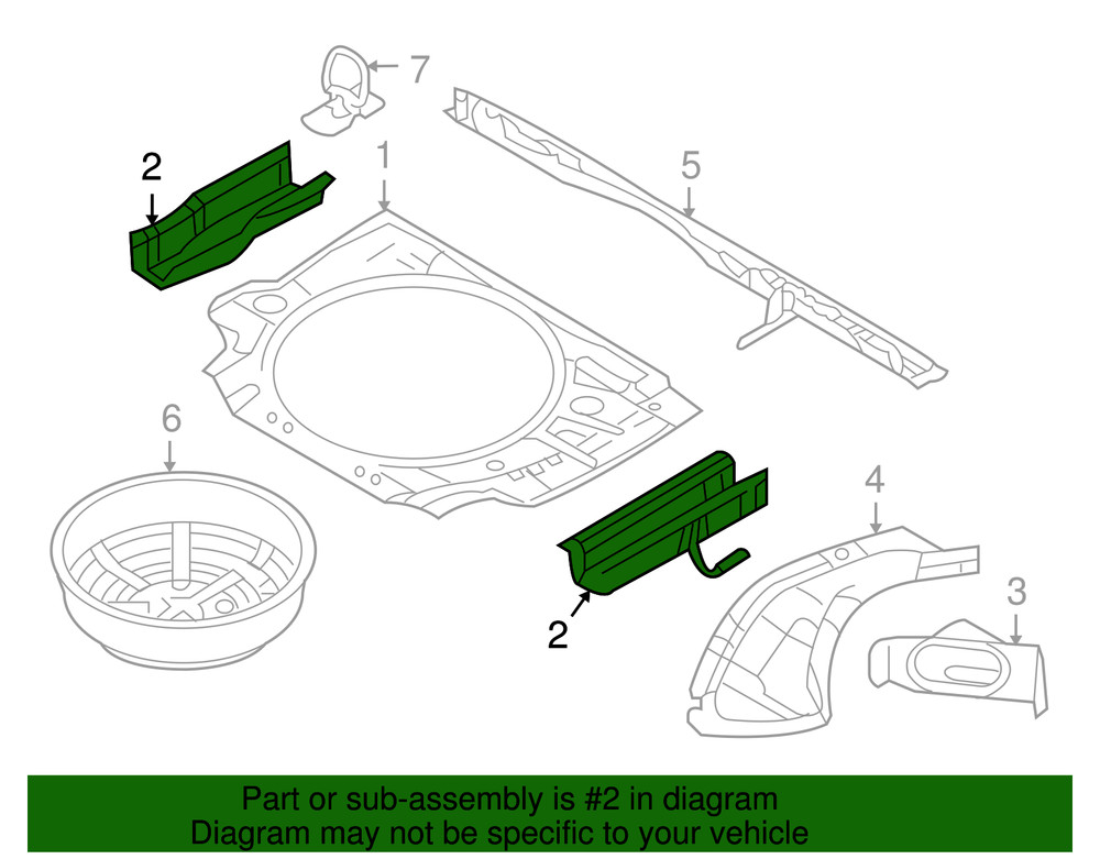 Genuine GM Rail Assembly 94710594