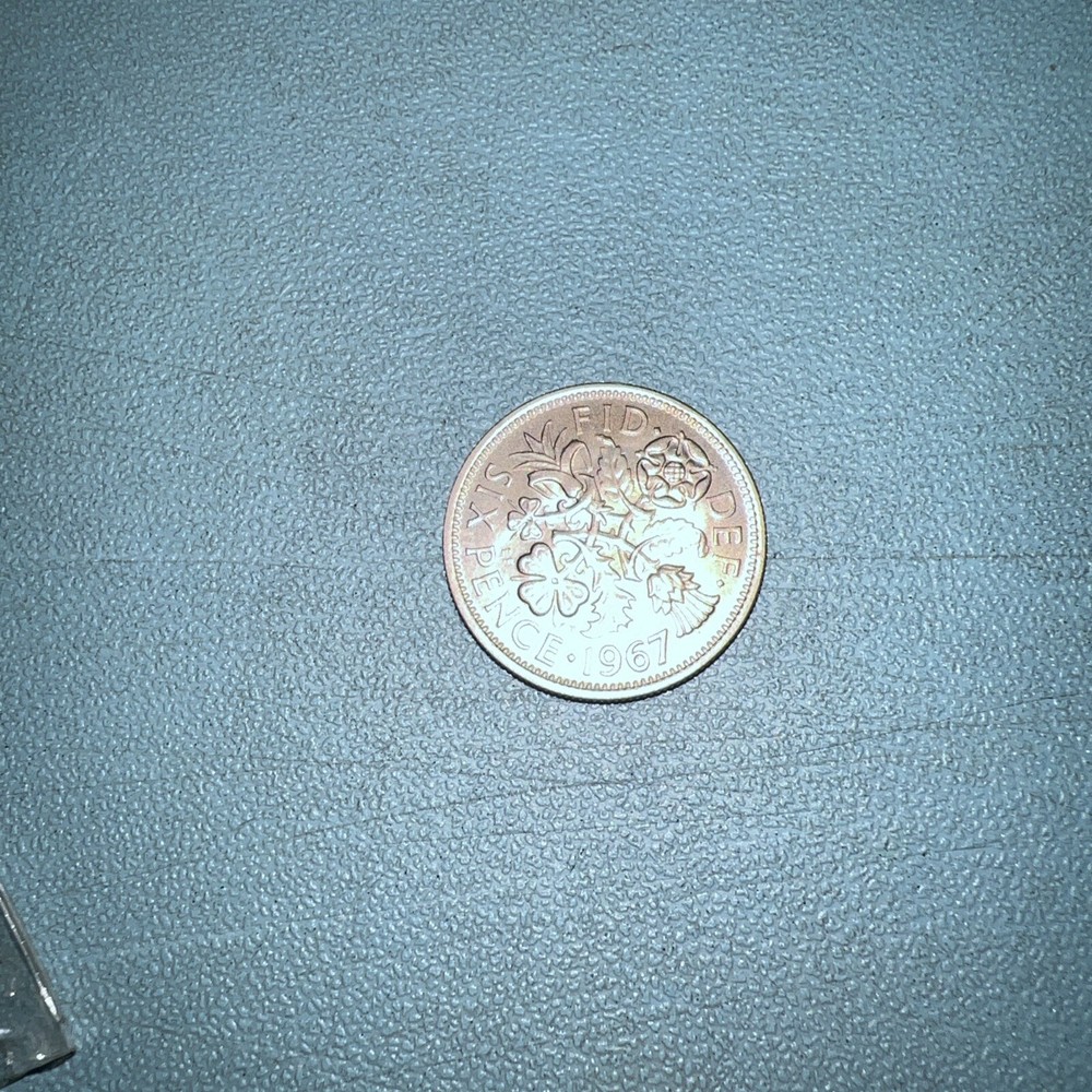 Lucky Sixpence Coin 1967