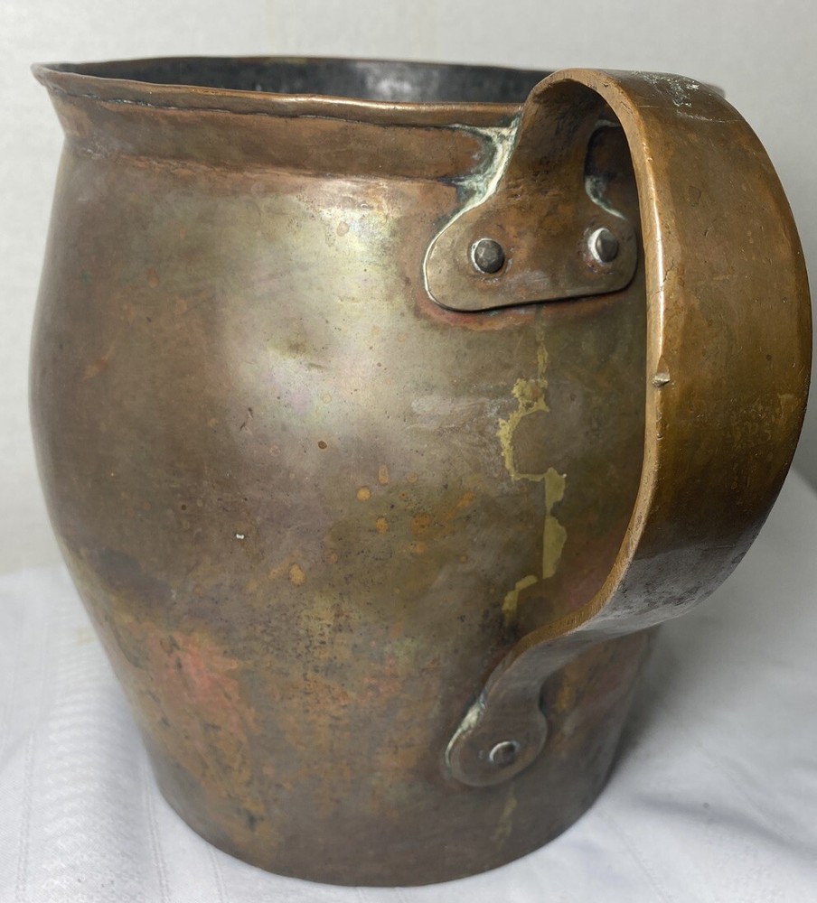 Antique Arts & Crafts Mission Colonial Copper Pitcher