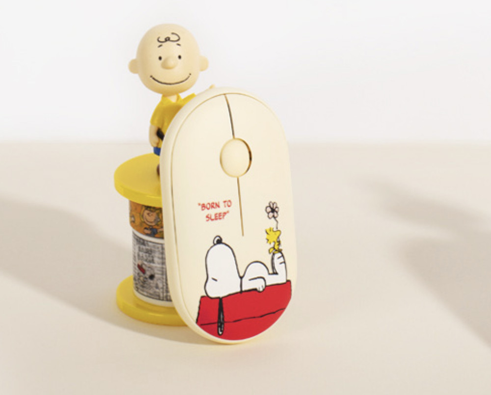 [ROYCHE] Peanuts Snoopy Multi-Pairing Silent Bluetooth Wireless Mouses.