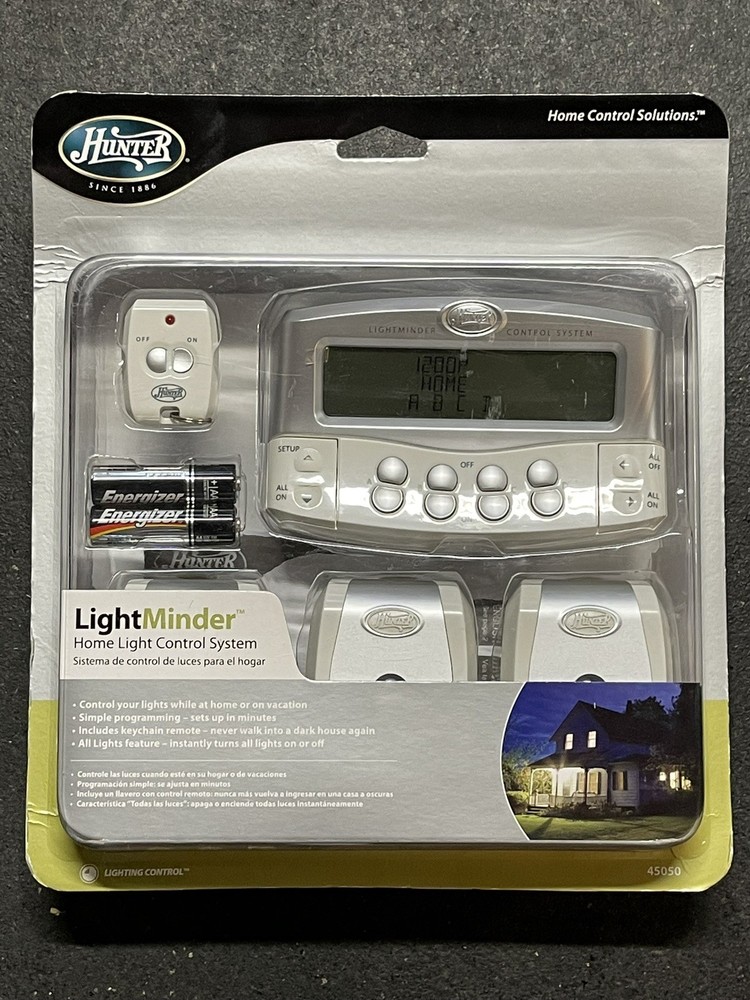 Hunter Light Minder Home Light Control Center New in Box