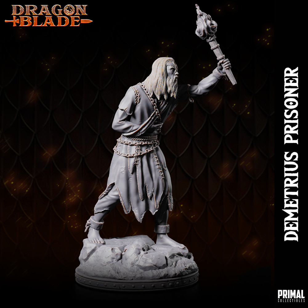 DnD Demetrius Prisoner 32mm Scale