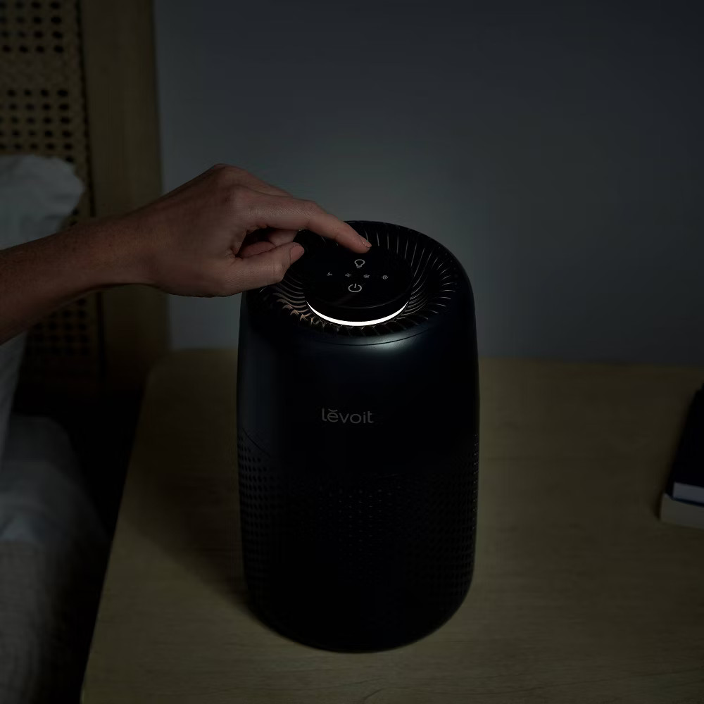 Levoit Core Mini Air Purifier with Night Light Space Gray