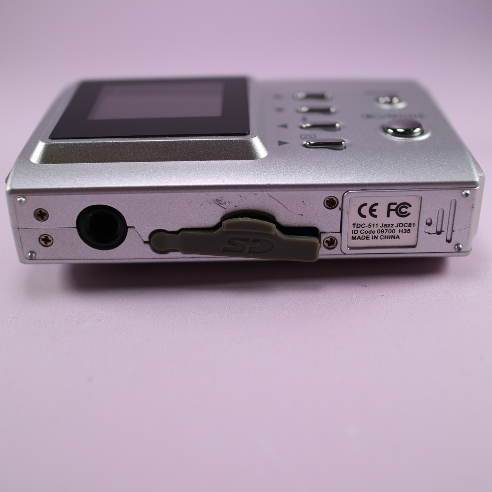Jazz JDC81 12.0MP Compact Digital Camera Silver Tested