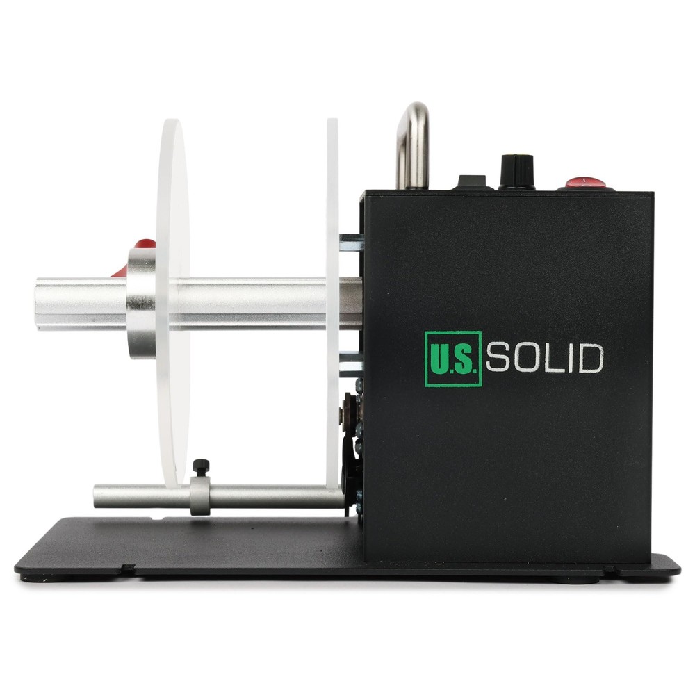 U.S. Solid Automatic Label Rewinder Bi-directional Rewinding 3.15 in Width