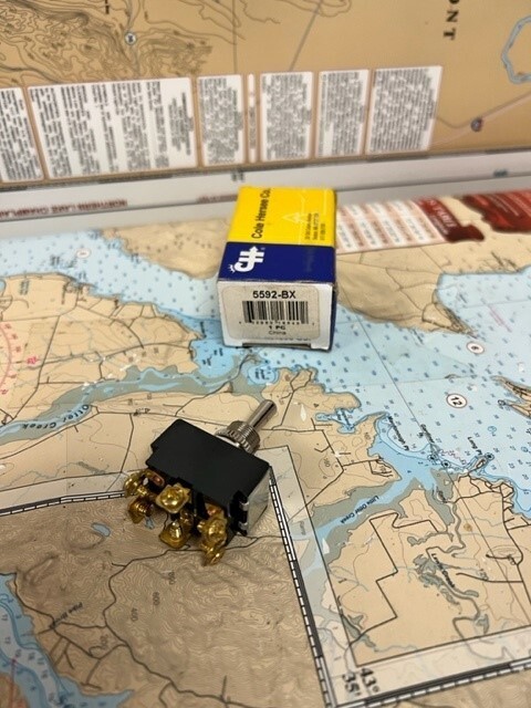 Cole Hersee #5592-BX Standard Heavy Duty Toggle Switch.