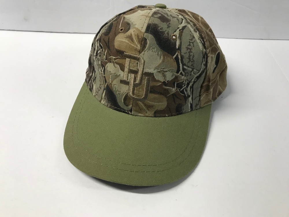 Ducks Unlimited Mossy Oak Camo Strapback Hat