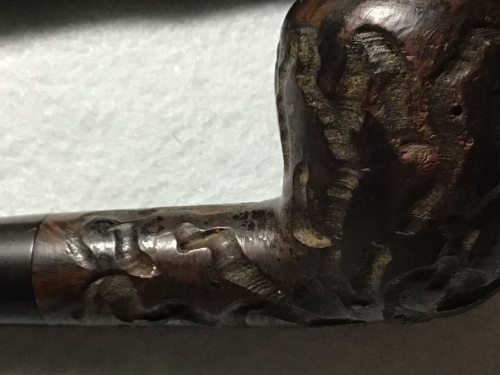 Dr Grabow Rustic Tobacco Pipe. White spade