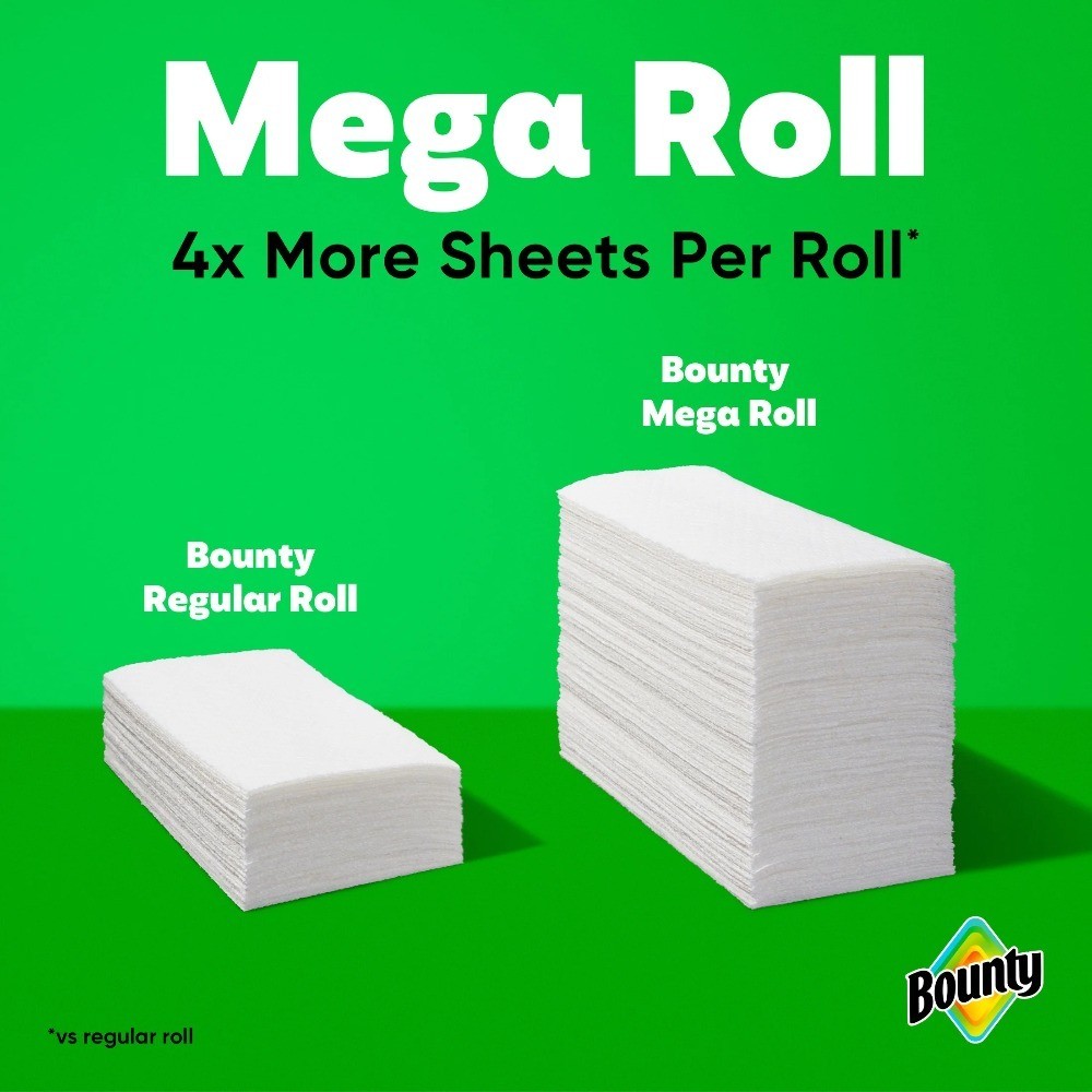 Select-A-Size White Paper Towels 1 Mega Roll 164 Sheets Per Roll