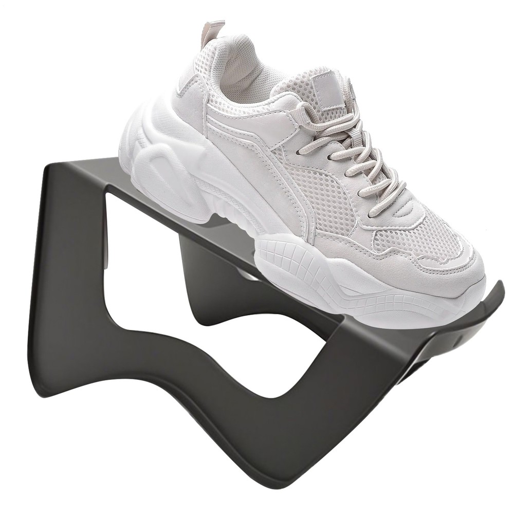 Shoe Slots Shoe Stacking Organizer Stackable Double-Layer Non-Slip