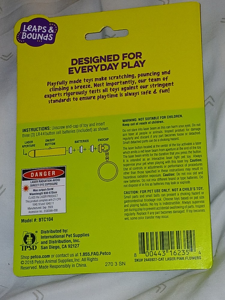 NEW Thrill & Chase Laser Pointer BTC104