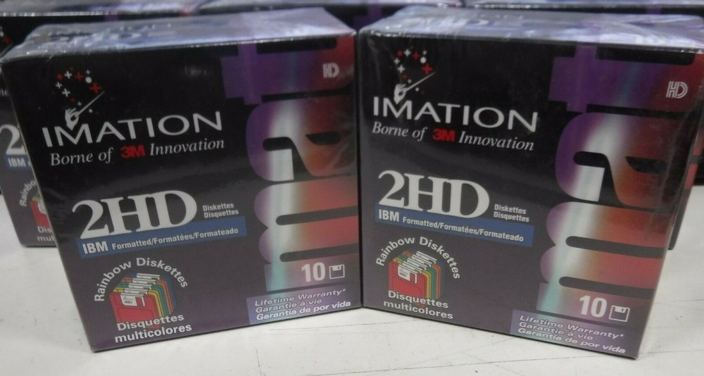 Imation 2HD 3.5" diskettes 1.44 MB