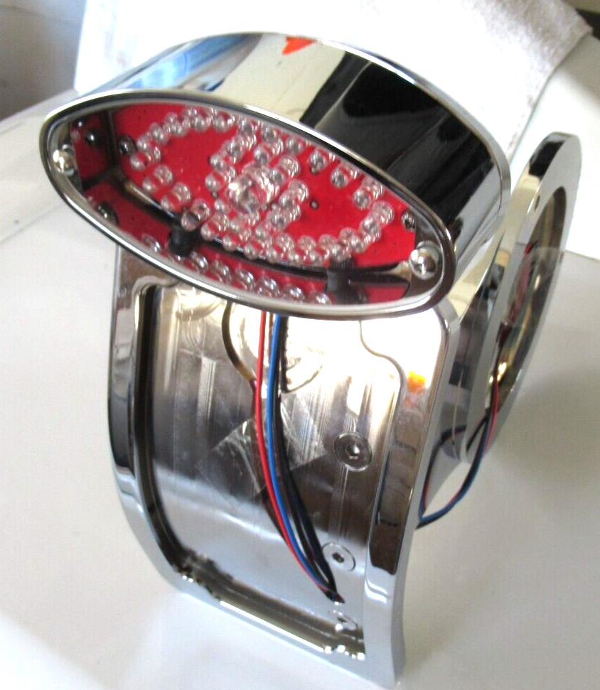 3 HOLE DERBY MOUNTED TAIL LIGHT/LICENSE PLATE BRACKET 1970-98