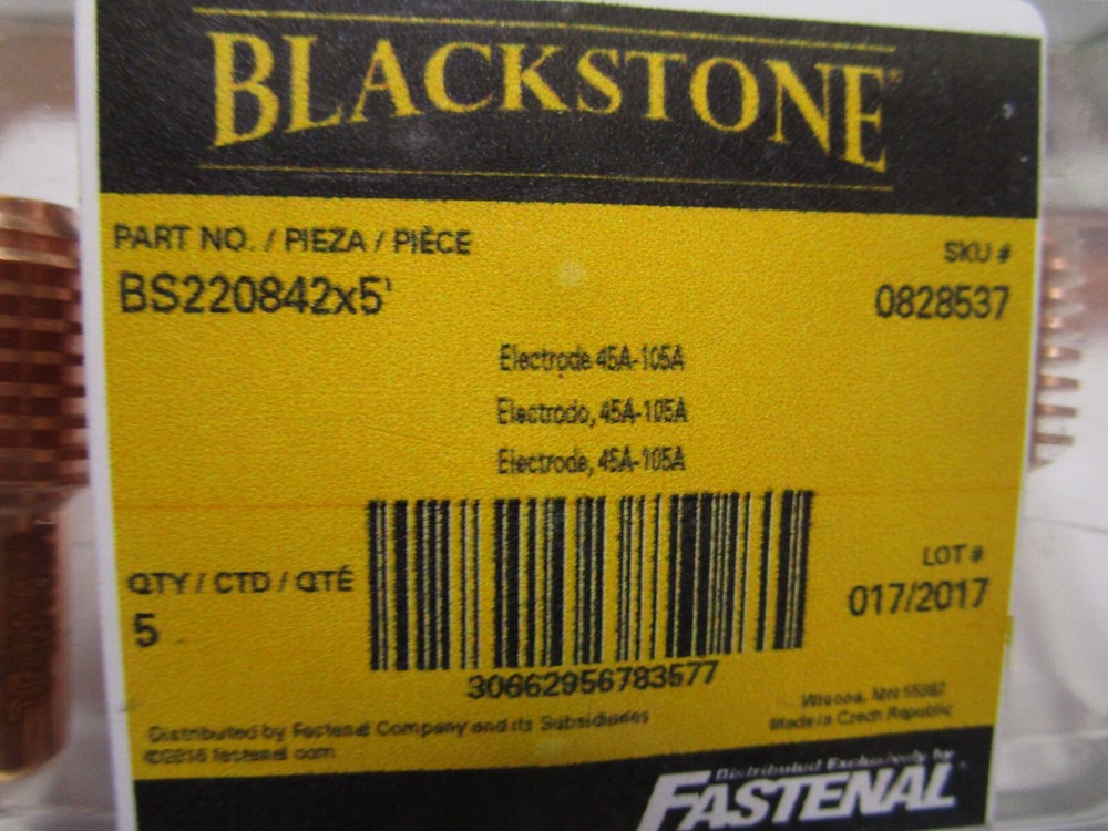 45-105A Blackstone® 5 Electrodes and 1 Swirl Cap Ring