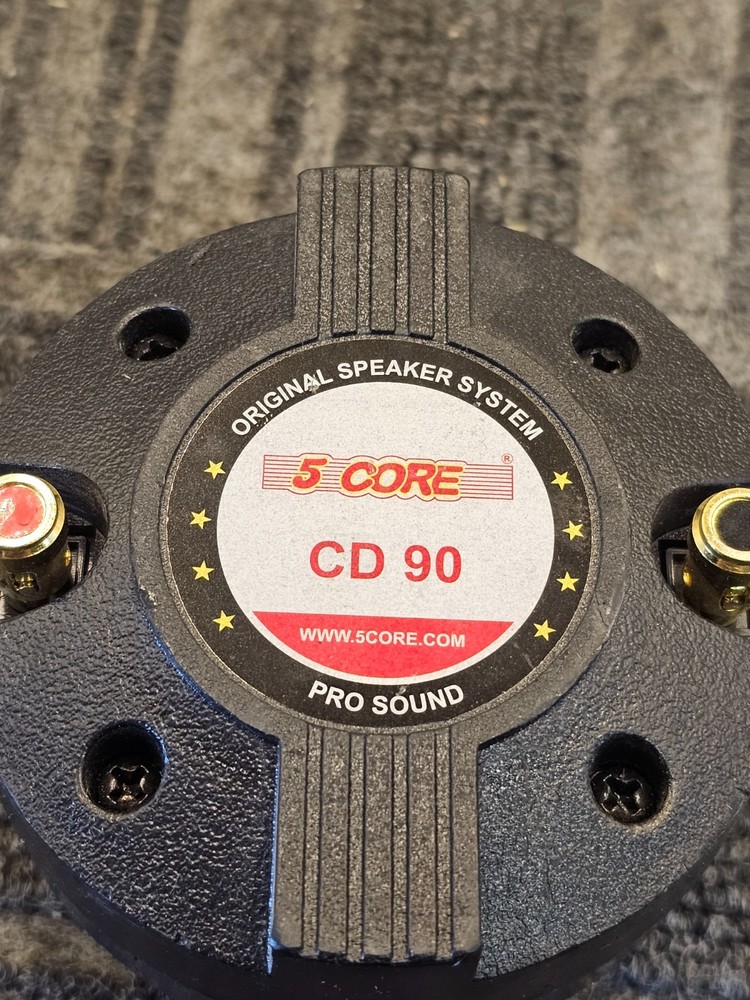5Core CD 90 25MM Compression Driver Horn Audio 200W Tweeter Diaphragm 8Ω Speaker