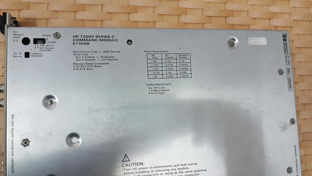 HP E1405B COMMAND MODULE HP 75000 SERIES C