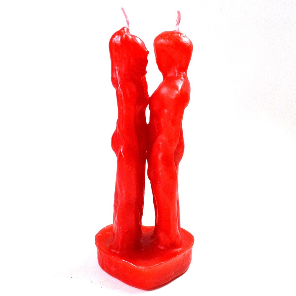 7" Red Lovers candle
