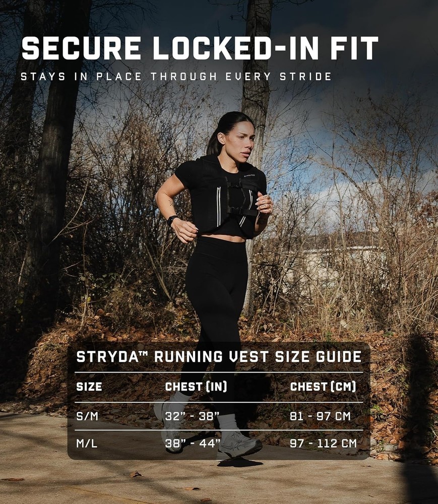 Gymreapers Stryda Run Hydration Vest Backpack Breathable (Medium-Large)