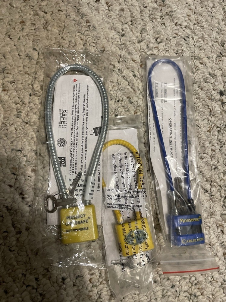 Gun Cable Lock Lot