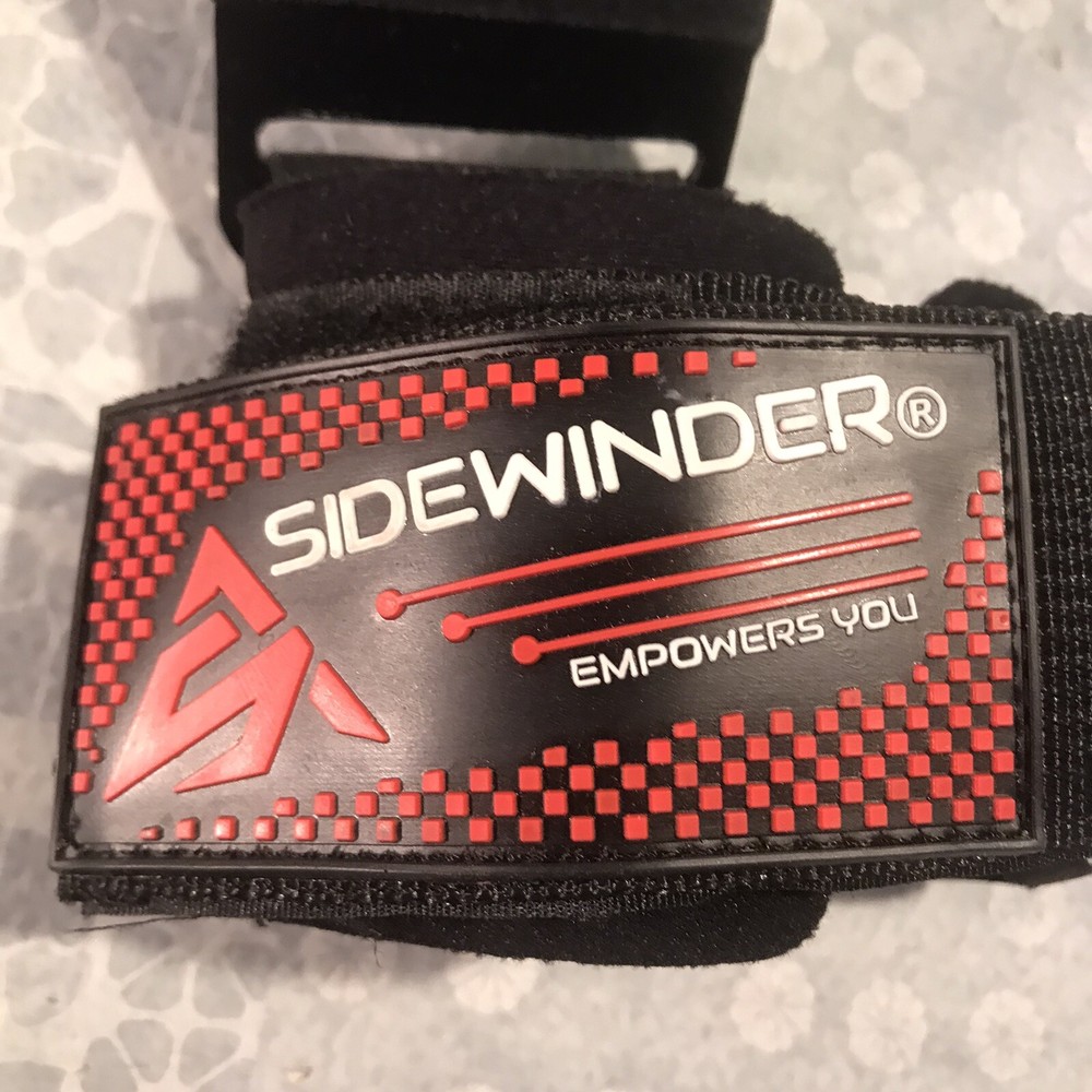 SideWinder Gym Hook Weight Lifting Straps Bar Grip Support Workout Training Wrap
