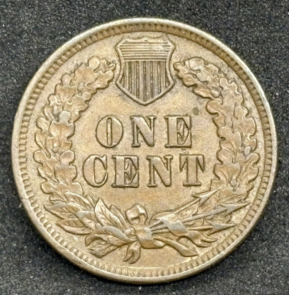 1902 Indian Head Cent, AU++ Condition! 3-1/2 Diamonds!