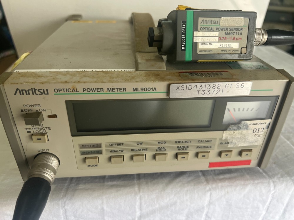 Anritsu ML9001a Single-Channel Optical Power Meter,