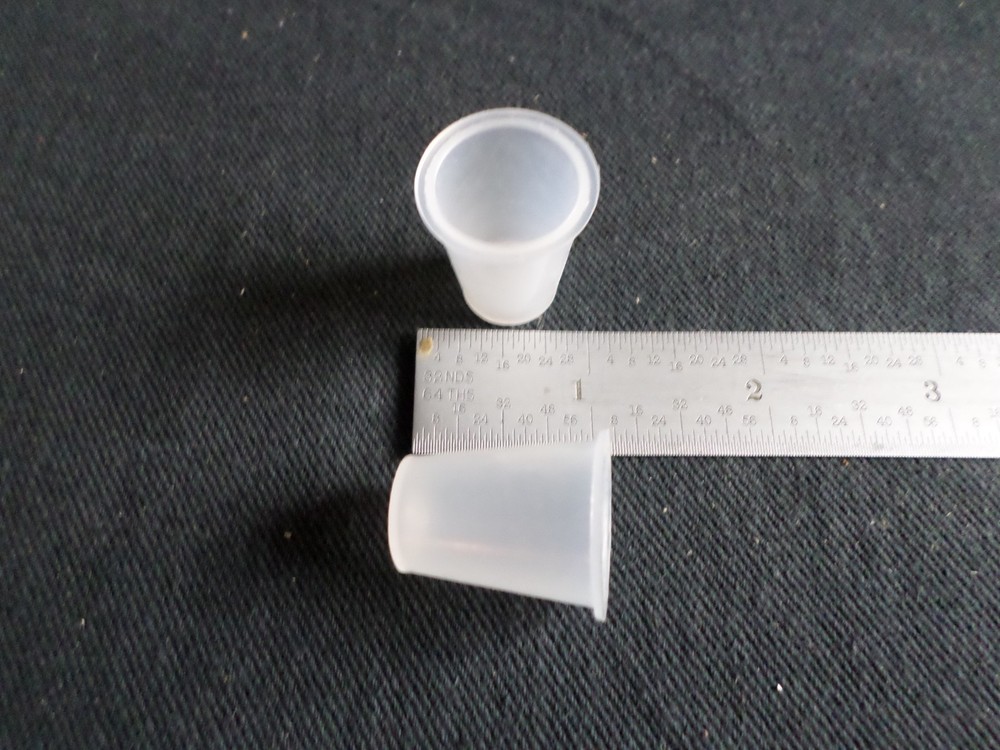 (25) Unbranded #2 Polyethylene Cup-Type Stopper Seal, 201930002