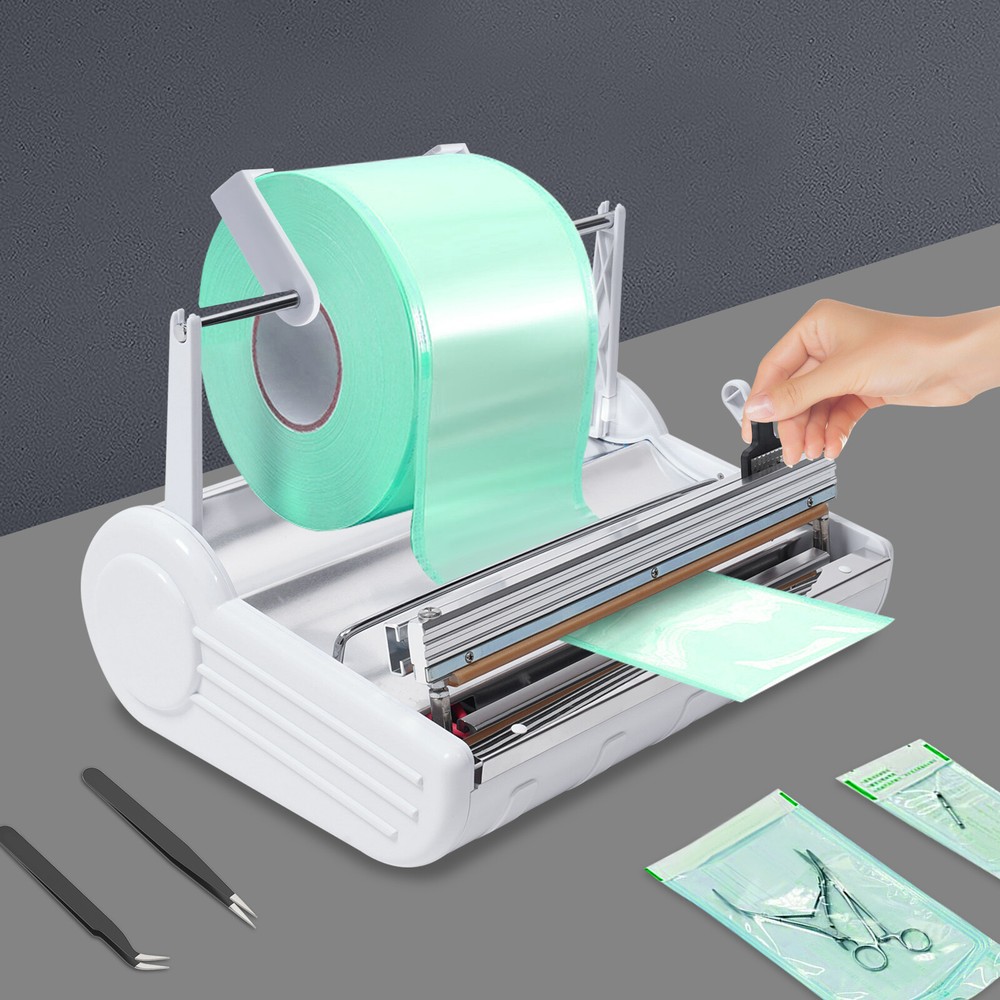 500W Dental & Lab Automatic Sealing Machine Plastic Bag Sealer Max. Width 25cm