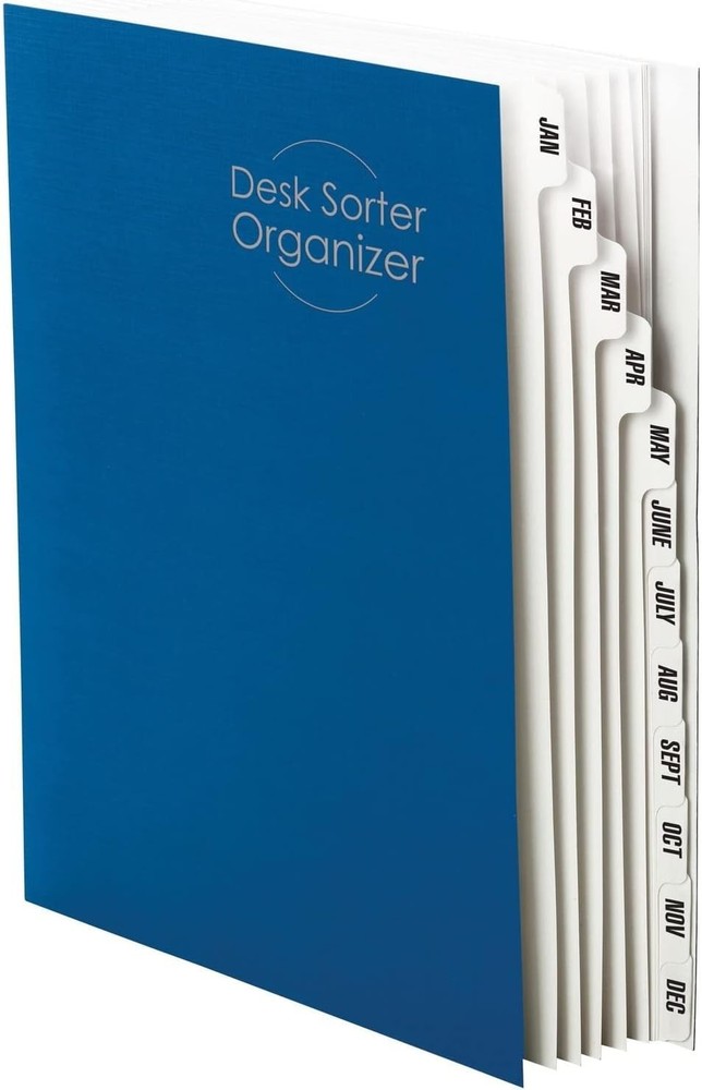 Portable Monthly Document Organizer