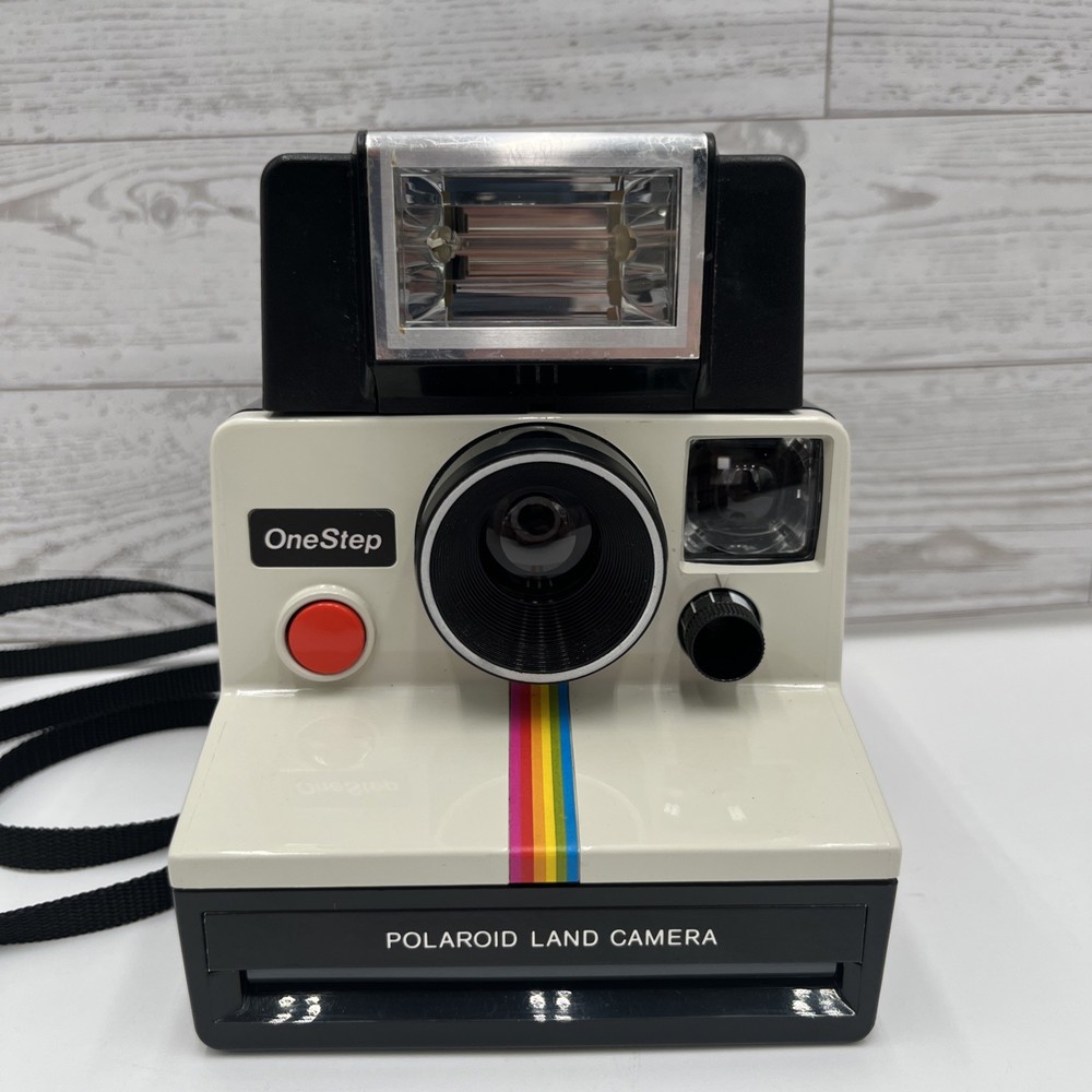 Vintage Polaroid OneStep Camera + ITT Magicflash | Untested | Parts.