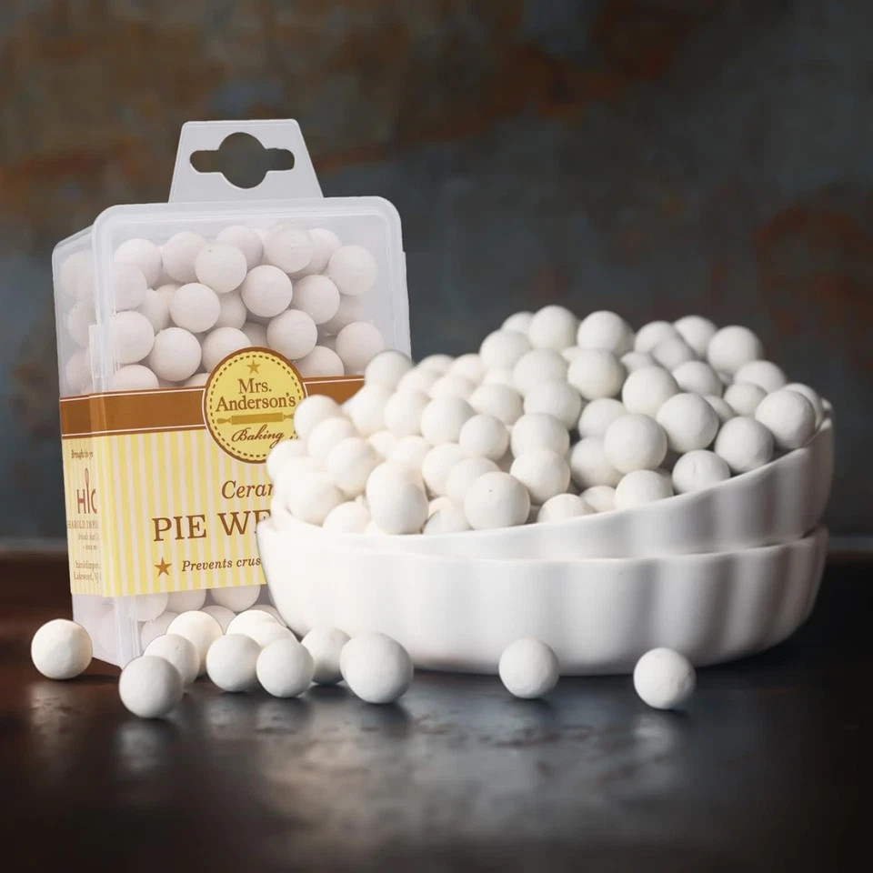 Mrs. Anderson's Baking Ceramic Pie Crust Weights, Natural Ceramic Stoneware