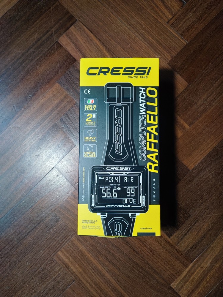 CRESSI Raphael - Unisex Diving Computer with Large Rectangular Screen...