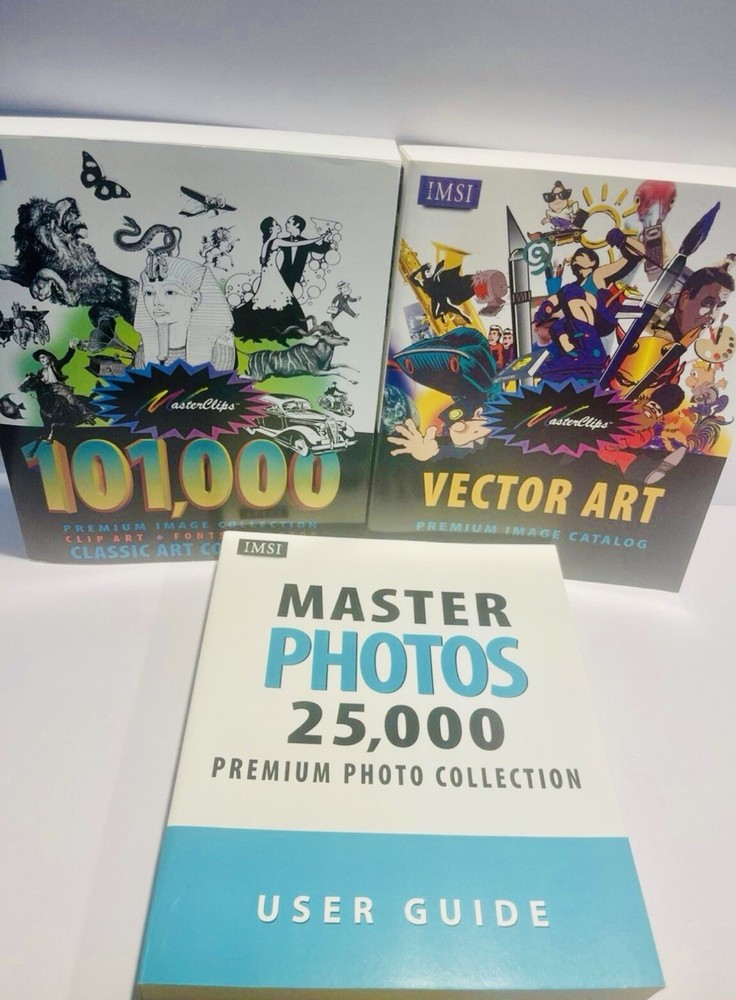 Vintage 101,000 Clip Art Complete Computer Software Original Packaging