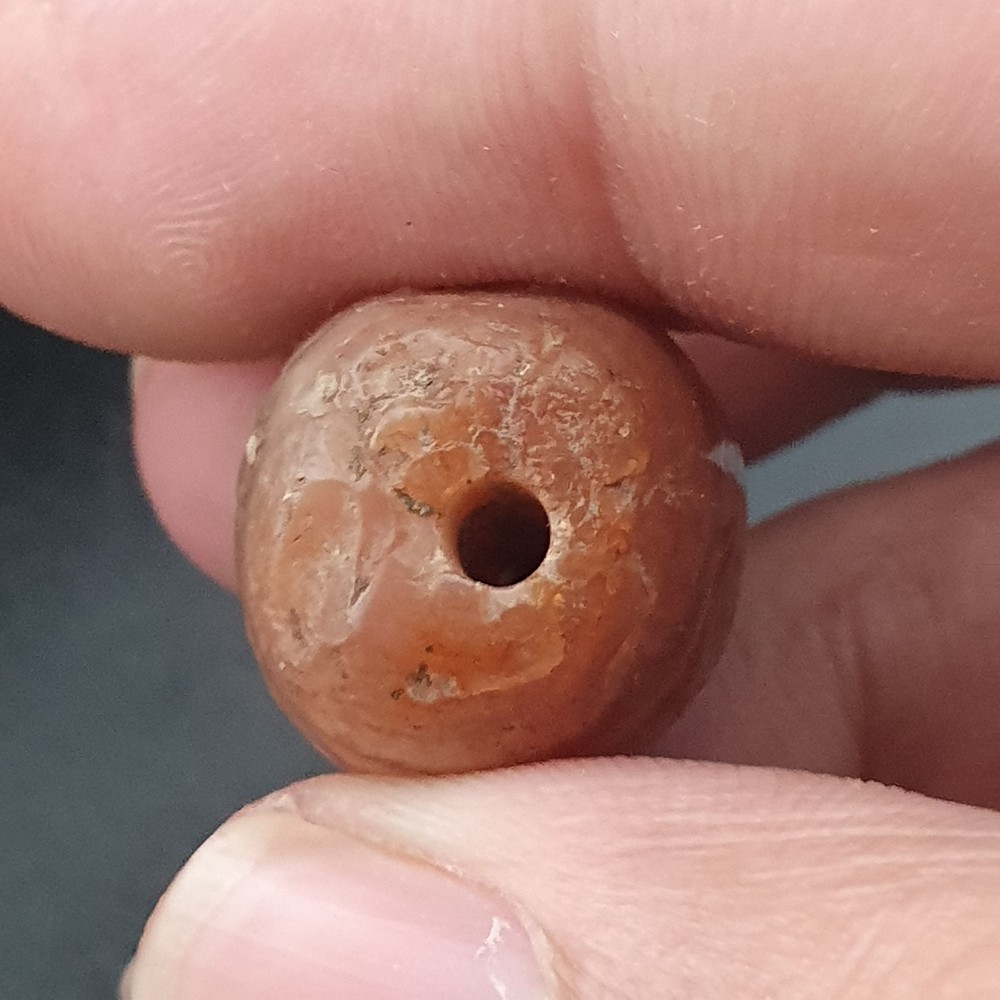 Ancient Reddish Brown Suleimani Agate Spiritual Amulet