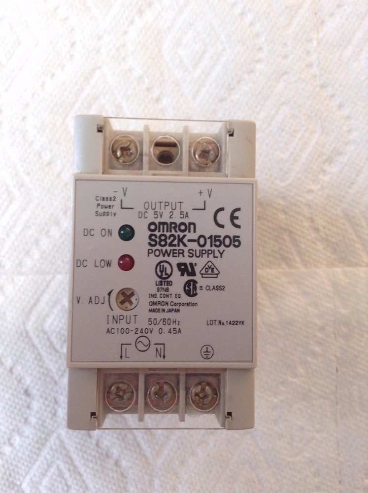 Omron S82K-01505 Power Supply