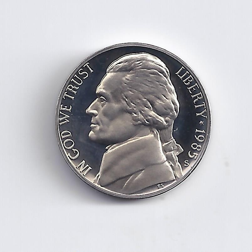 1985-S  PROOF NICKEL