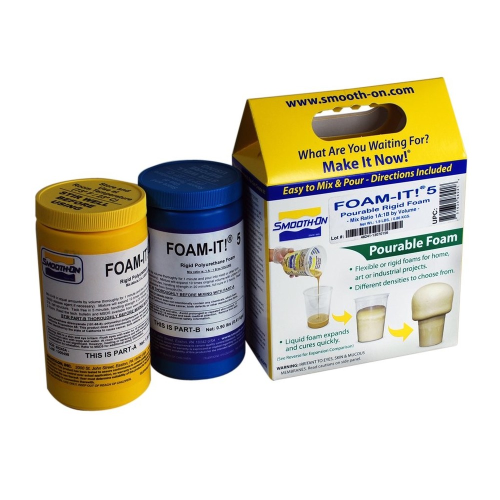 Foam-iT! 5 - Rigid Polyurethane Foam - Pint Unit Unit, Beige