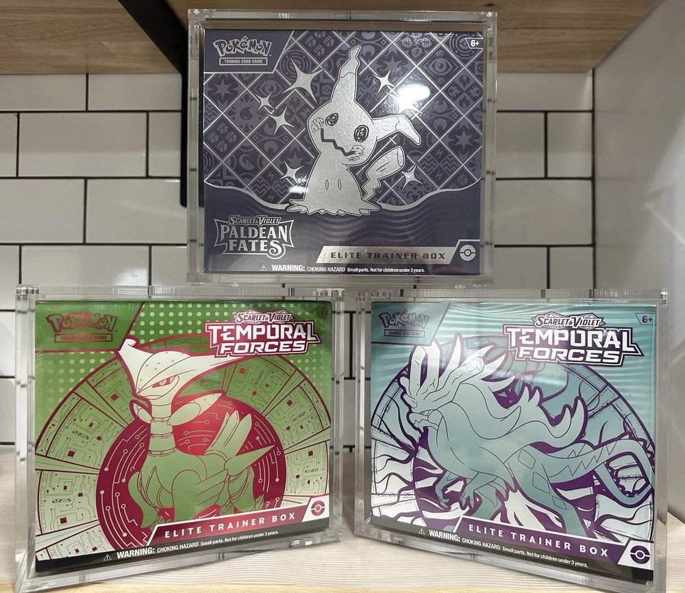 POKEMON ETB DISPLAY MAGNETIC CASE PROTECTOR ELITE TRAINER BOX HIGH QUALITY