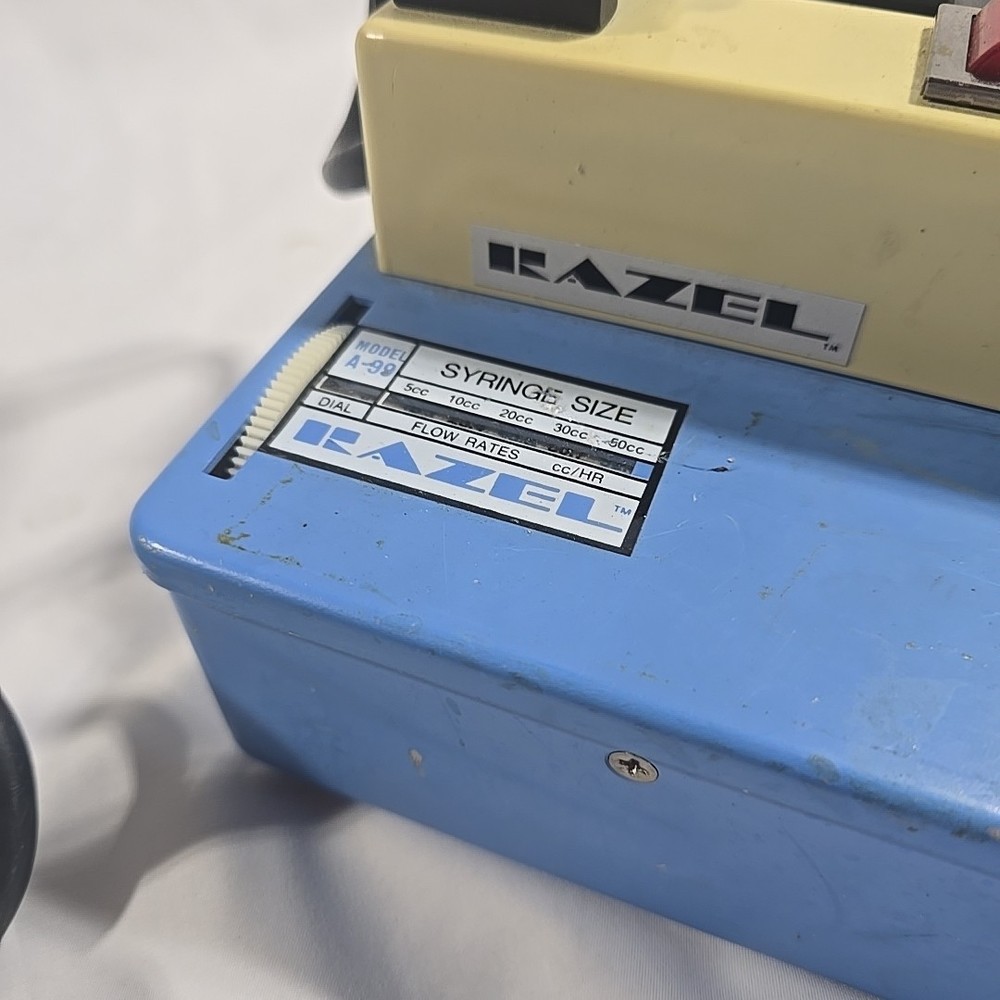 RAZEL Laboratory Variable Speed Syringe Infusion Pump, Model A-99