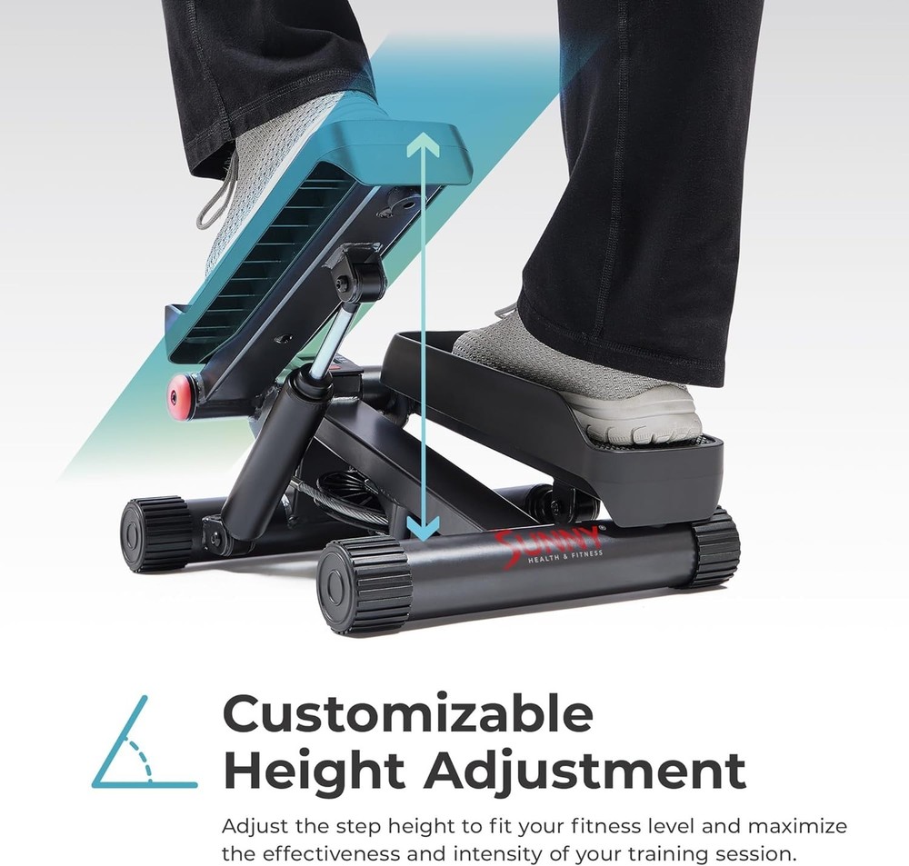 Lightweight & Portable Stair Stepper Machine for Home Workouts - 300lb Limit