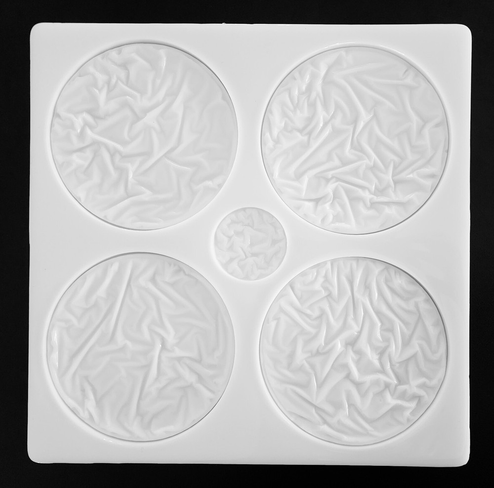 CRUSHED VELVET Coaster Silicone Mold AU