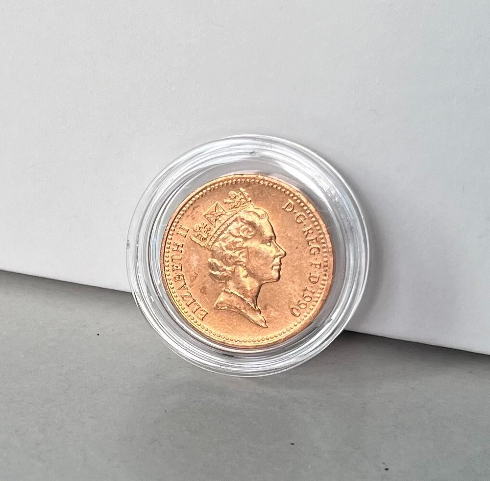 1990 1p Circulated Daterun