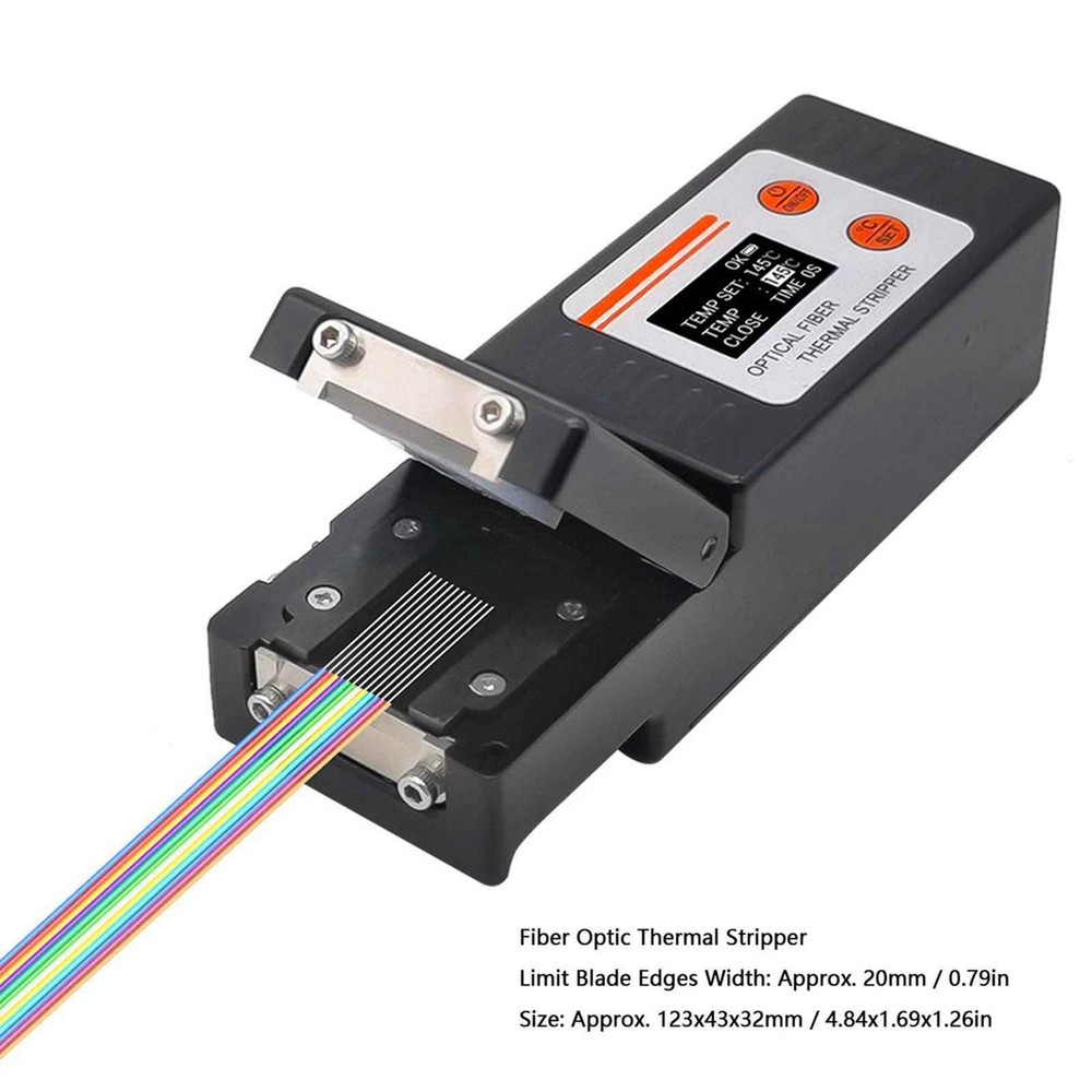 Fiber Optic Thermal Stripper Adjustable Temperature Automatic Optical Fiber NEW