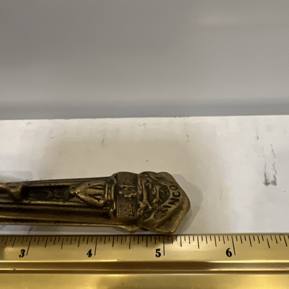 Lincoln Imp Monkey Solid Brass Gold Tone Nutcracker Peerage England Brass