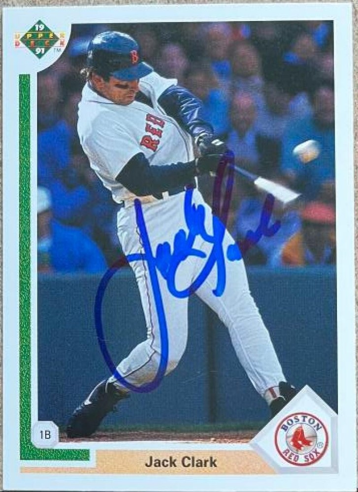 Jack Clark Autographed 1991 Upper Deck #735