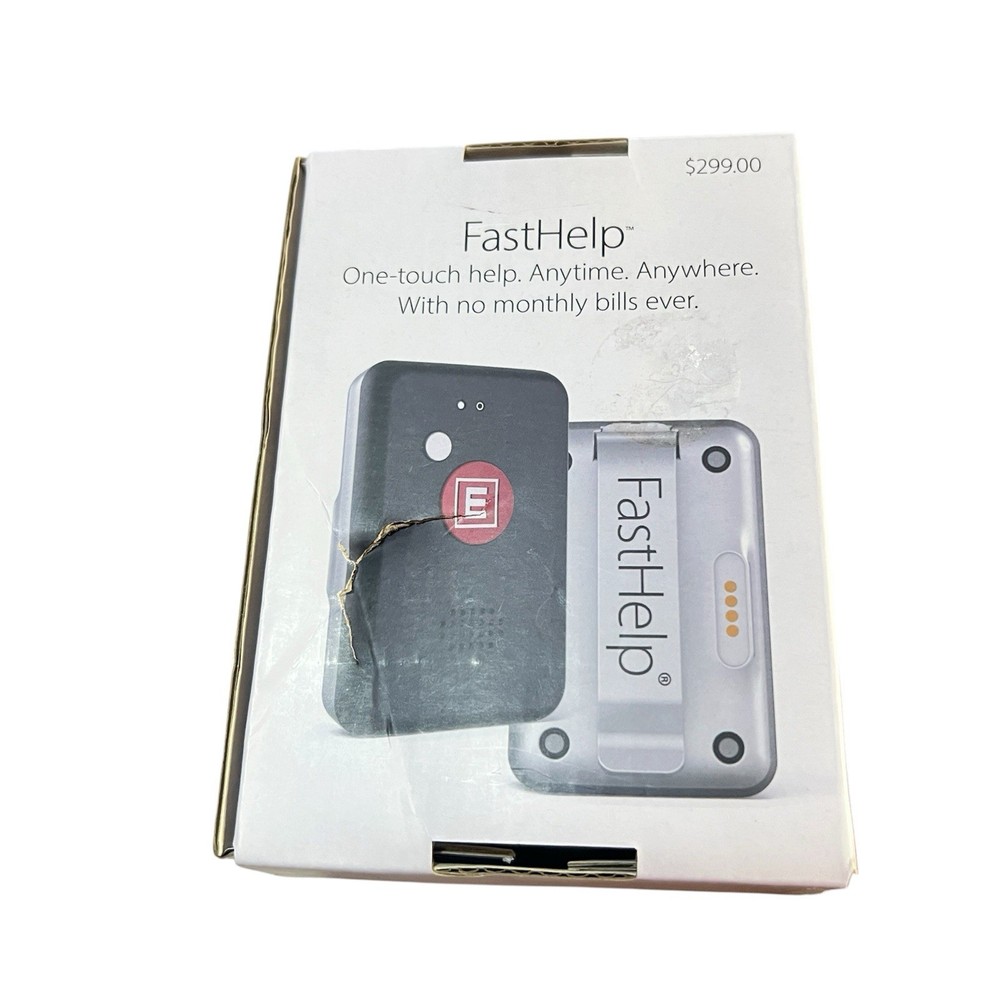 FastHelp Medical Alert Replacement Pendant/Device & Wall Plug ONLY Untested