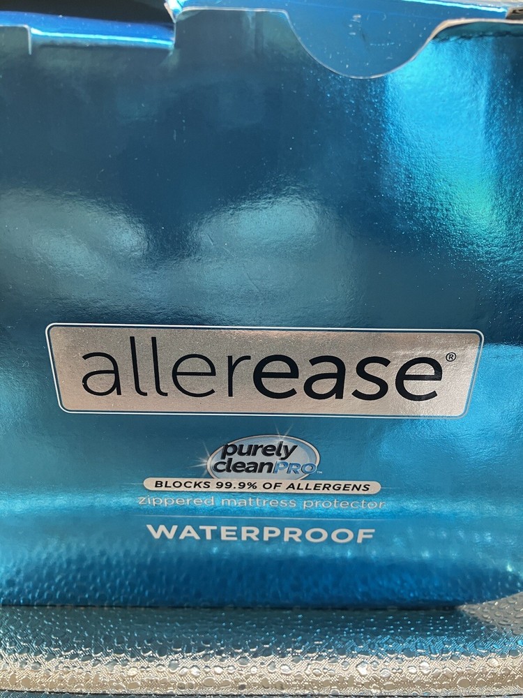 Zippered Mattress Protector, Waterproof Allerease Cover, King New