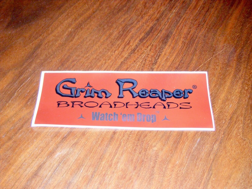 Red Foil Grim Reaper Broadheads Sticker